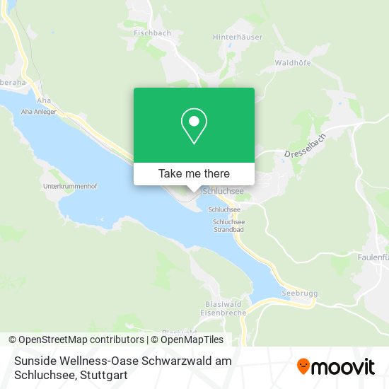 Sunside Wellness-Oase Schwarzwald am Schluchsee map