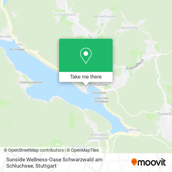 Карта Sunside Wellness-Oase Schwarzwald am Schluchsee