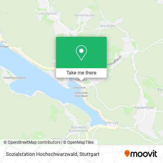 Sozialstation Hochschwarzwald map