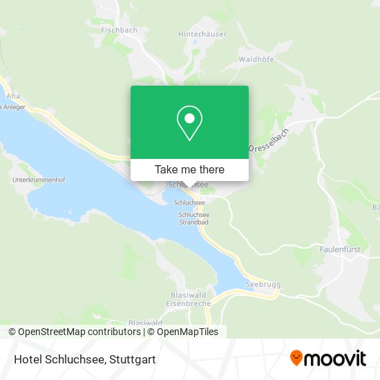 Hotel Schluchsee map