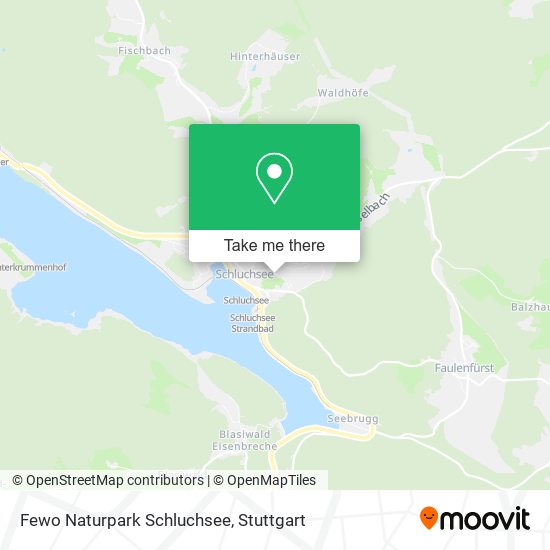 Fewo Naturpark Schluchsee map