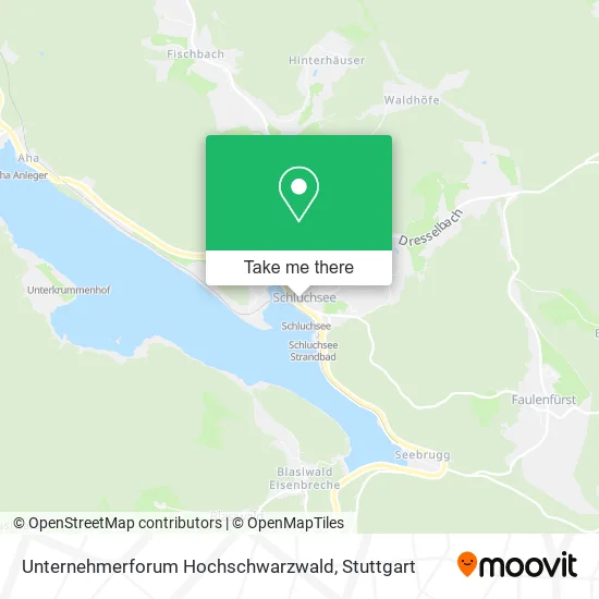 Карта Unternehmerforum Hochschwarzwald