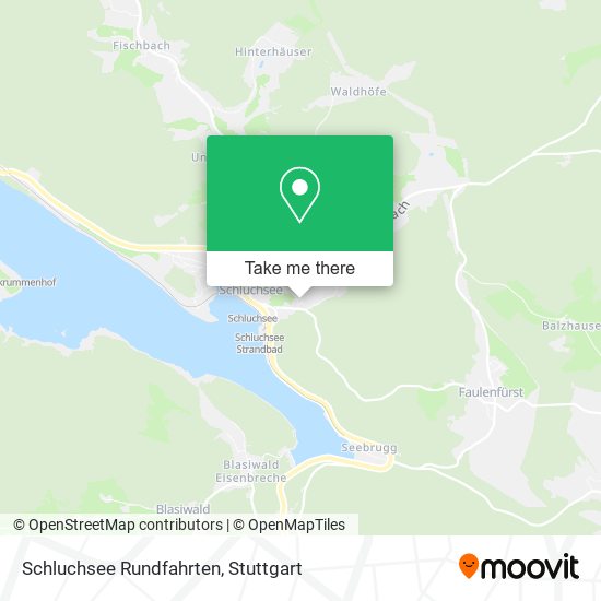 Schluchsee Rundfahrten map