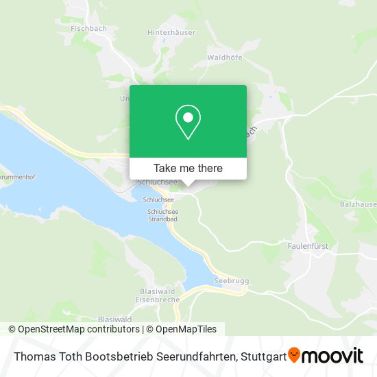 Thomas Toth Bootsbetrieb Seerundfahrten map