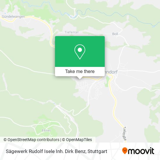 Sägewerk Rudolf Isele Inh. Dirk Benz map