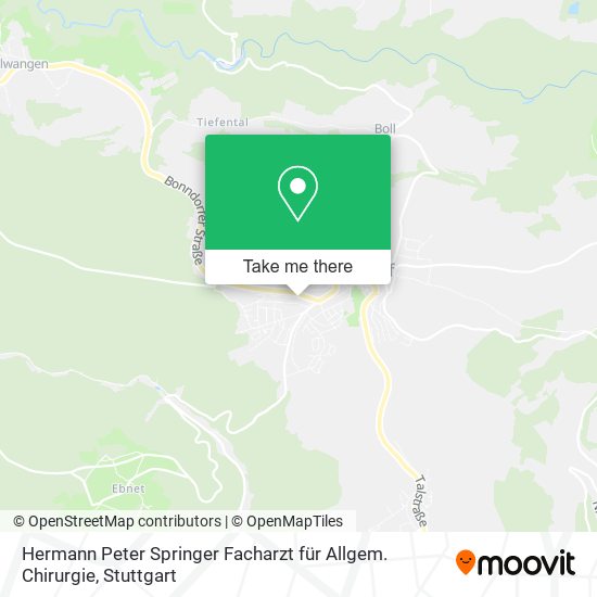 Hermann Peter Springer Facharzt für Allgem. Chirurgie map