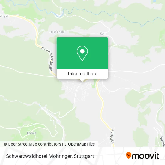 Карта Schwarzwaldhotel Möhringer