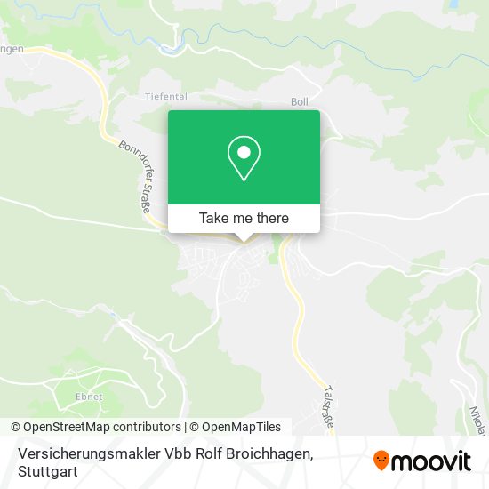 Versicherungsmakler Vbb Rolf Broichhagen map