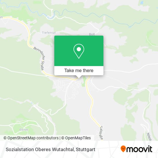 Sozialstation Oberes Wutachtal map