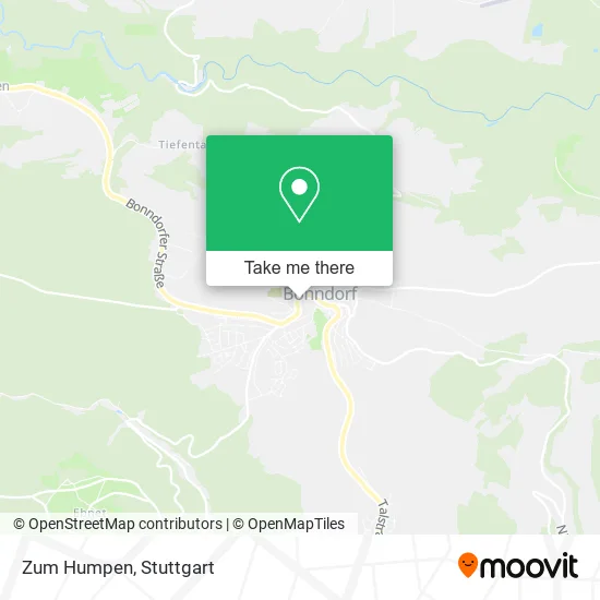 Карта Zum Humpen