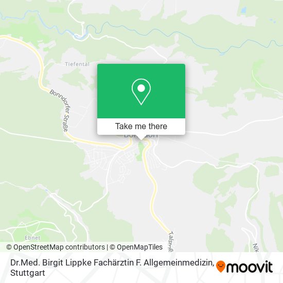 Dr.Med. Birgit Lippke Fachärztin F. Allgemeinmedizin map