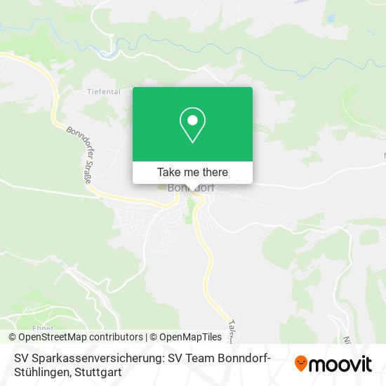 SV Sparkassenversicherung: SV Team Bonndorf-Stühlingen map