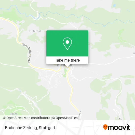 Карта Badische Zeitung