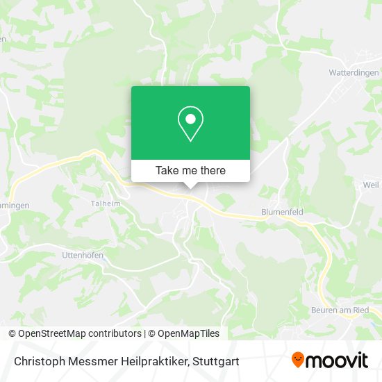 Карта Christoph Messmer Heilpraktiker