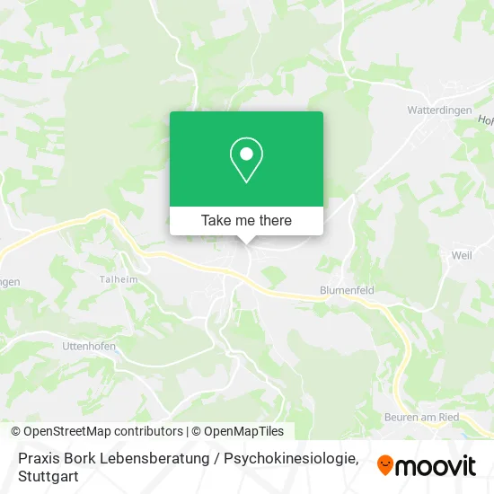 Карта Praxis Bork Lebensberatung / Psychokinesiologie