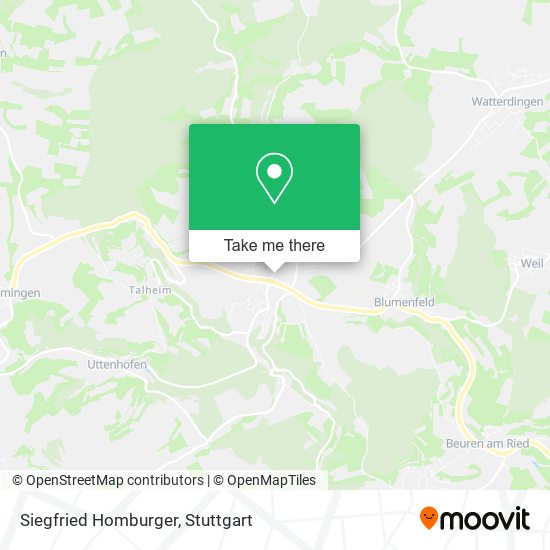 Карта Siegfried Homburger