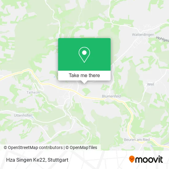 Карта Hza Singen Ke22