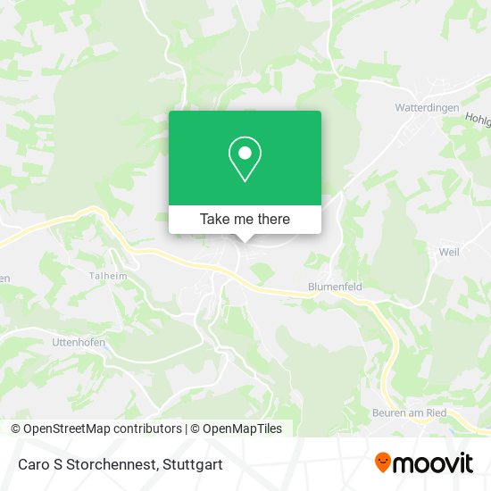 Карта Caro S Storchennest