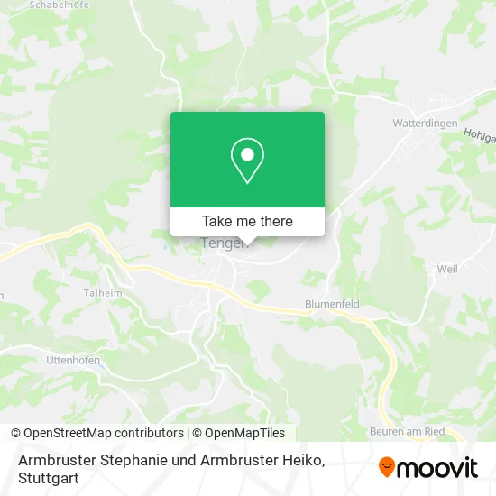 Карта Armbruster Stephanie und Armbruster Heiko