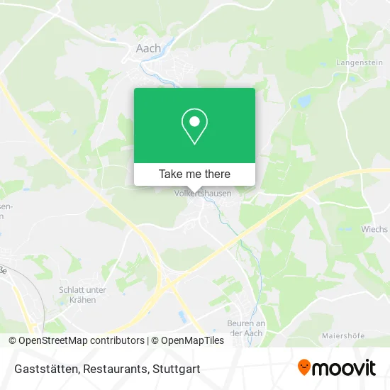 Карта Gaststätten, Restaurants