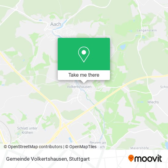 Gemeinde Volkertshausen map