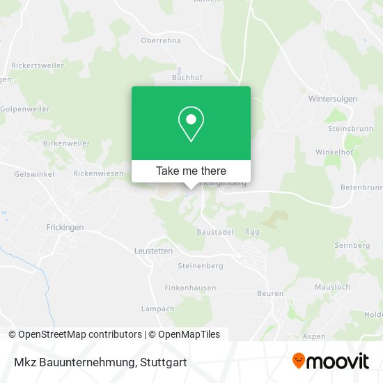 Mkz Bauunternehmung map