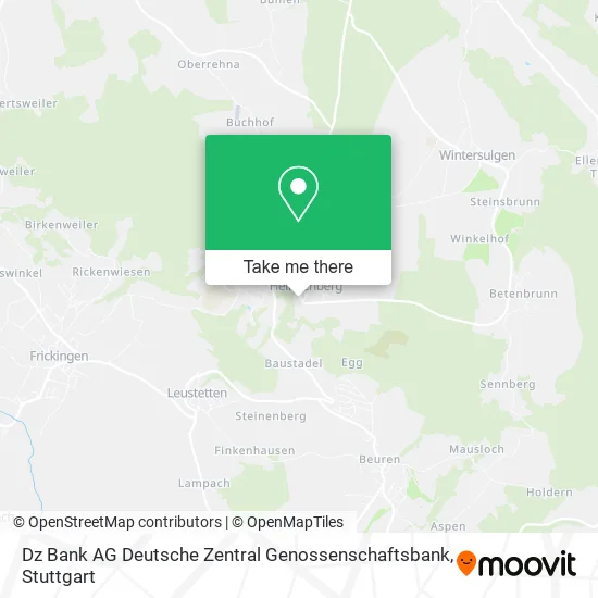 Карта Dz Bank AG Deutsche Zentral Genossenschaftsbank