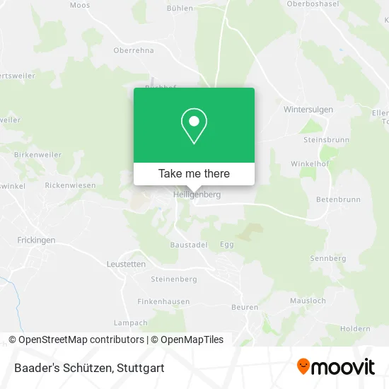 Карта Baader's Schützen
