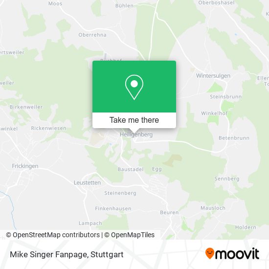 Mike Singer Fanpage map