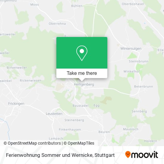 Ferienwohnung Sommer und Wernicke map