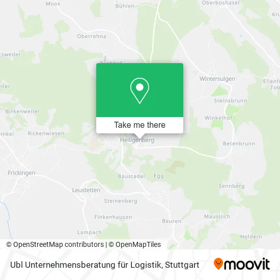 Карта Ubl Unternehmensberatung für Logistik