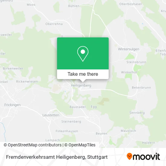 Карта Fremdenverkehrsamt Heiligenberg