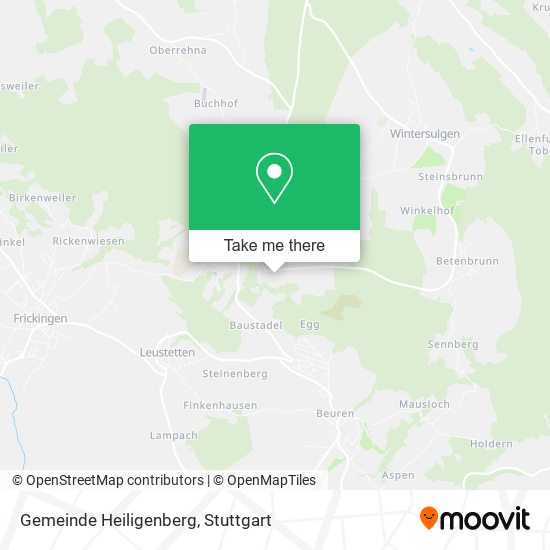 Gemeinde Heiligenberg map