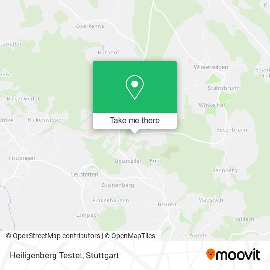 Heiligenberg Testet map