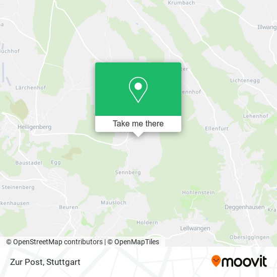 Zur Post map