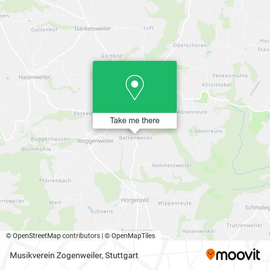 Musikverein Zogenweiler map