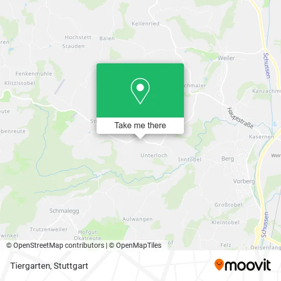 Карта Tiergarten