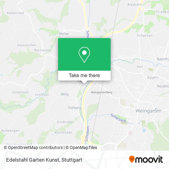 Edelstahl Garten Kunst map