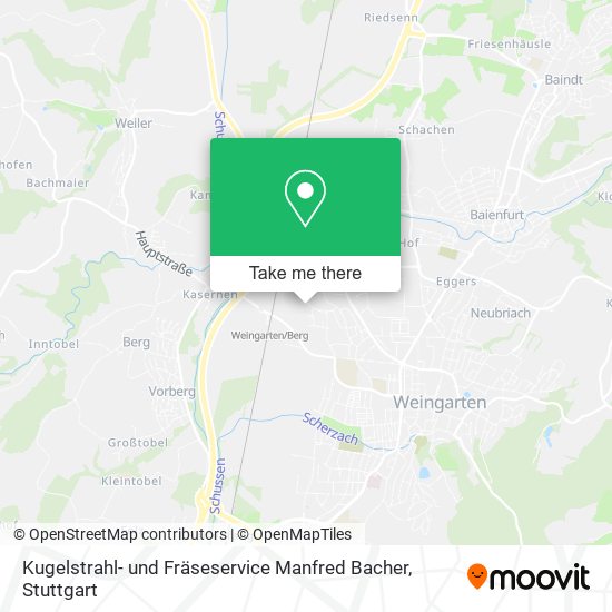 Kugelstrahl- und Fräseservice Manfred Bacher map