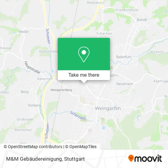 Карта M&M Gebäudereinigung