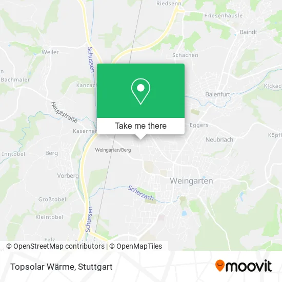 Карта Topsolar Wärme