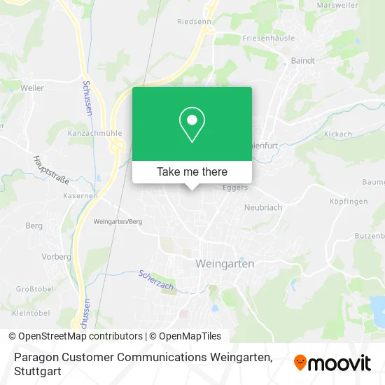 Карта Paragon Customer Communications Weingarten