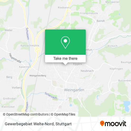 Gewerbegebiet Welte-Nord map