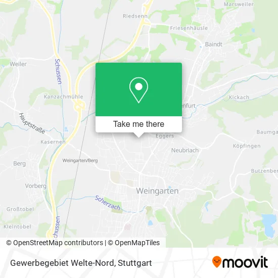 Карта Gewerbegebiet Welte-Nord