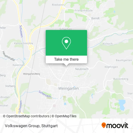 Карта Volkswagen Group