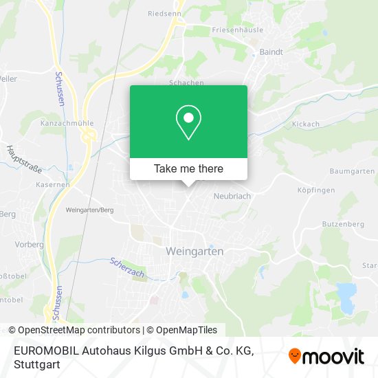 EUROMOBIL Autohaus Kilgus GmbH & Co. KG map