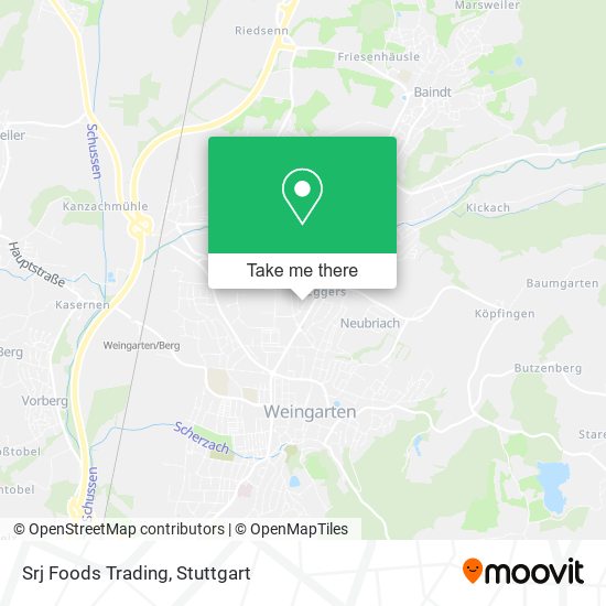 Srj Foods Trading map