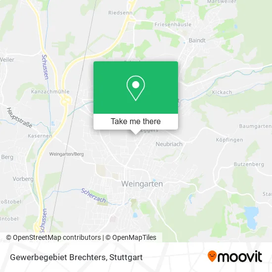 Карта Gewerbegebiet Brechters