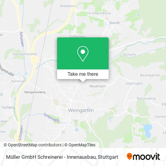 Müller GmbH Schreinerei - Innenausbau map