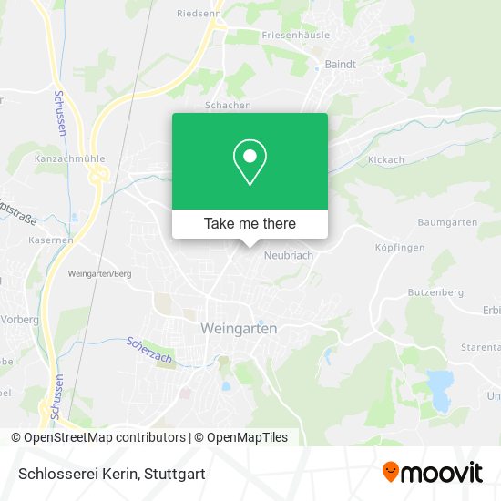 Schlosserei Kerin map